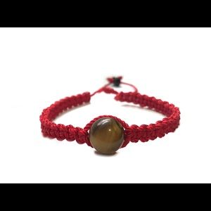 Tiger’s eye red string bracelet Kabbalah